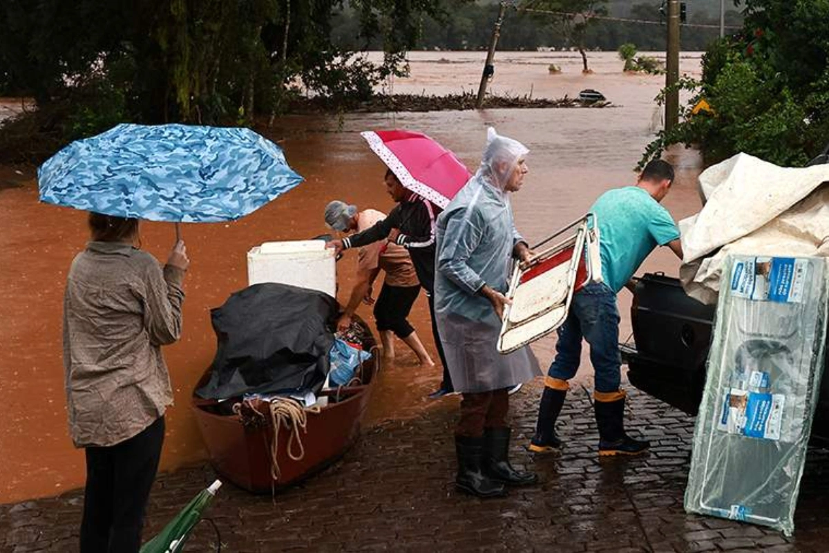 Braziliyada güclü daşqınlar olub: Ölən və itkin düşənlər var